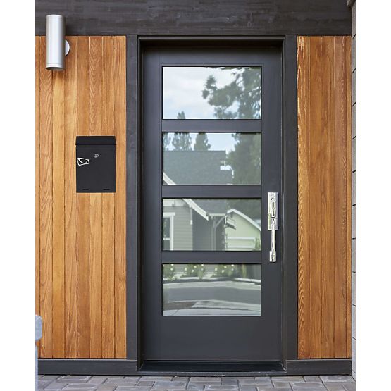 Poštovní schránka na dopisy Odvin černá