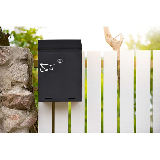 Poštovní schránka na dopisy Odvin černá