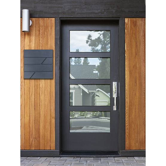 Poštovní schránka na dopisy Tove s novinovým držákem antracit