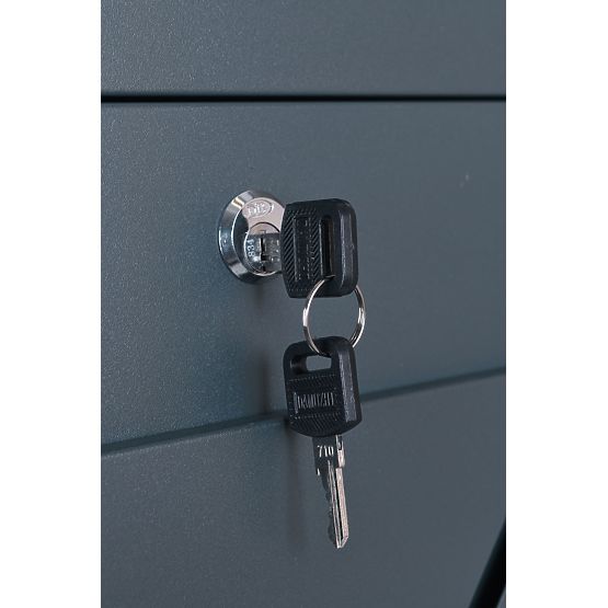 Poštovní schránka na dopisy Tove s novinovým držákem antracit