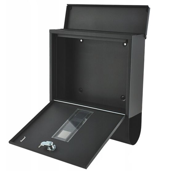 Poštovní schránka s držákem na noviny z pozinkované oceli