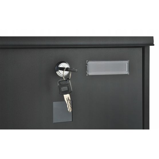 Poštovní schránka s držákem na noviny z pozinkované oceli