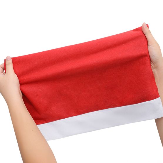 Potah na židli ve tvaru čepice Santa Clause 6 ks