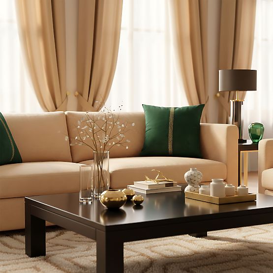 Povlak na polštář - zelený