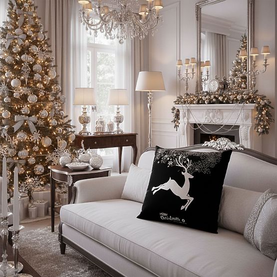 Povlak na vánoční polštář BC21