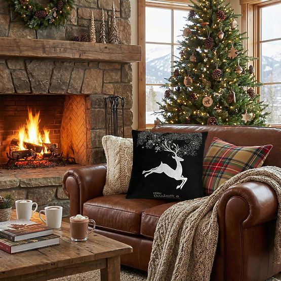 Povlak na vánoční polštář BC21