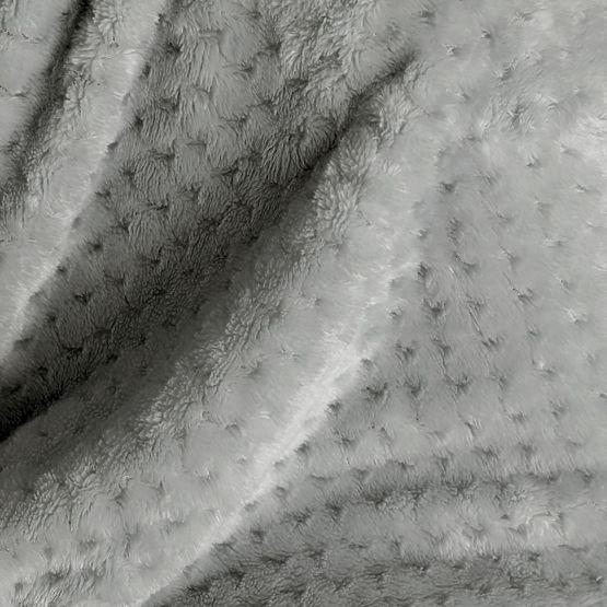 Přehoz SHLEEPY šedá barva s žakárovým vzorem klasický styl 220x240