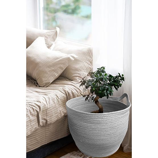 Přírodní koše BOHO - sada 3 ks 