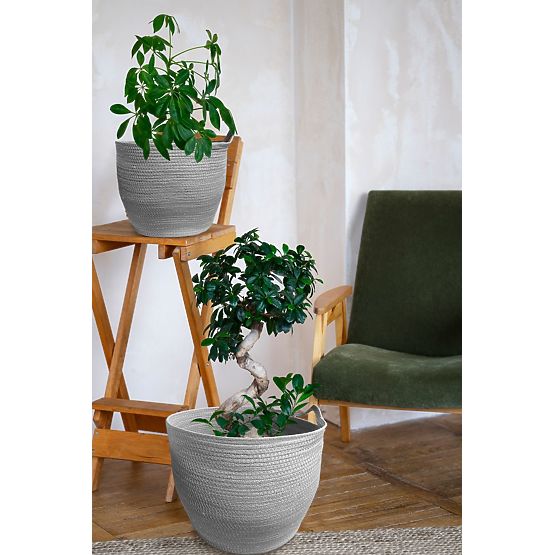 Přírodní koše BOHO - sada 3 ks 