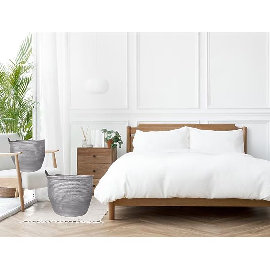 Přírodní koše BOHO - sada 3 ks 