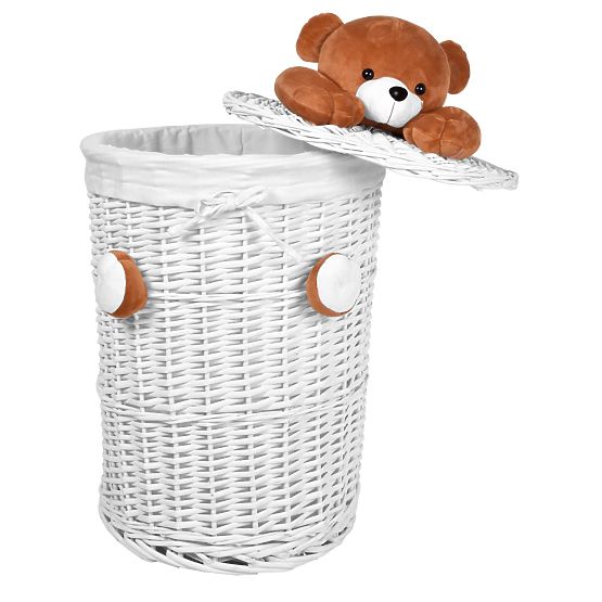 Proutěný koš Medvídek 75L