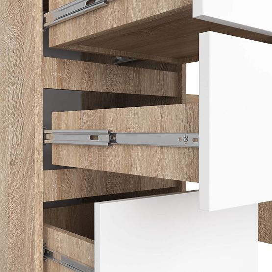 PSACÍ STŮL A-11 CLP 6SZ PK SONOMA / BÍLÝ