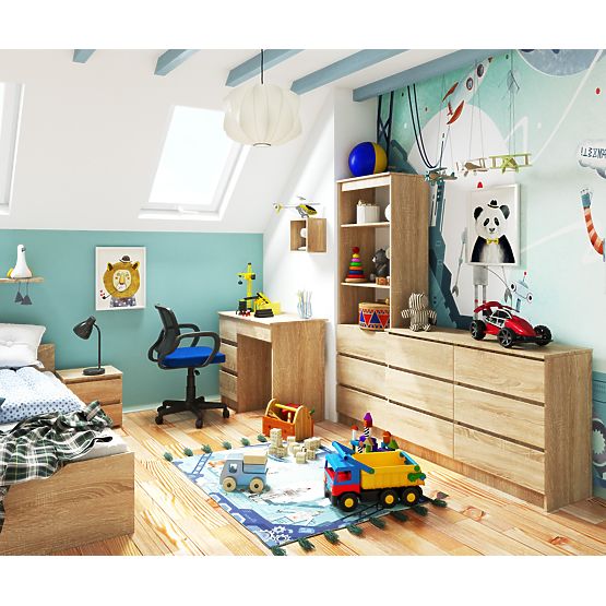 PSACÍ STŮL A-7 CLP DUB SONOMA LEVOSTRANNÝ