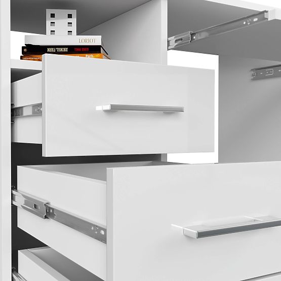 PSACÍ STŮL ANA PK BÍLÝ / BÍLÝ LESK