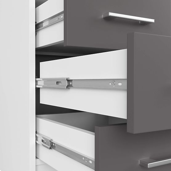 PSACÍ STŮL ANA PK BÍLÝ / ŠEDÝ