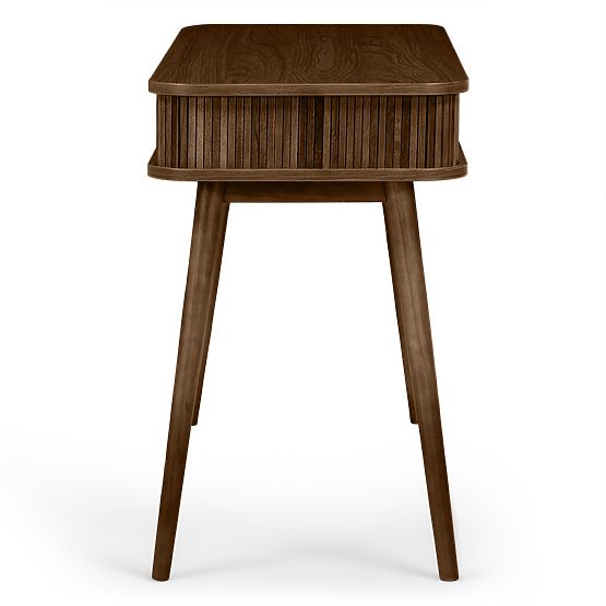 Psací stůl Clemente s lamelami, ořech