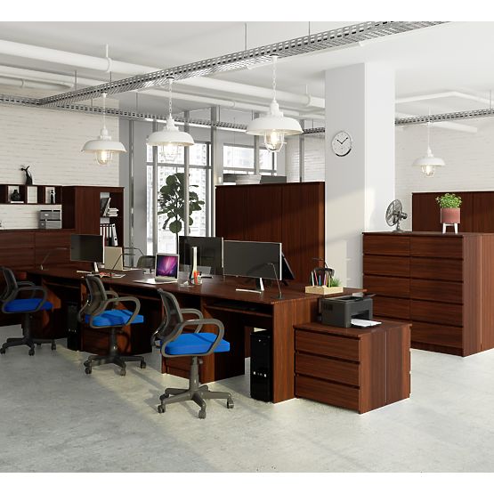 PSACÍ STŮL CLP 135 cm WENGE VOLNĚ STOJÍCÍ