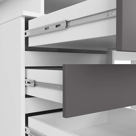 PSACÍ STŮL CLP 135cm PK BÍLÝ / ŠEDÝ