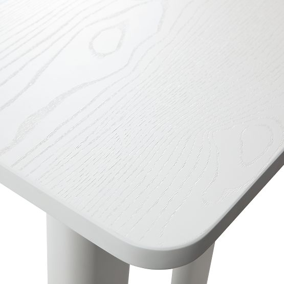 Psací stůl/konsola Lichi 120 cm, bílá, oblouky