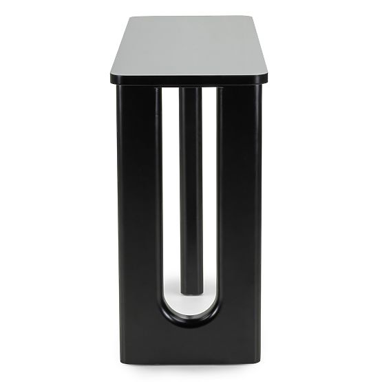 Psací stůl/konzole Lichi 120 cm, černá, oblouky