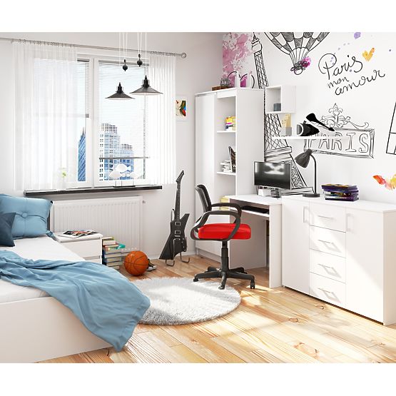 PSACÍ STŮL STAR PK BÍLÝ