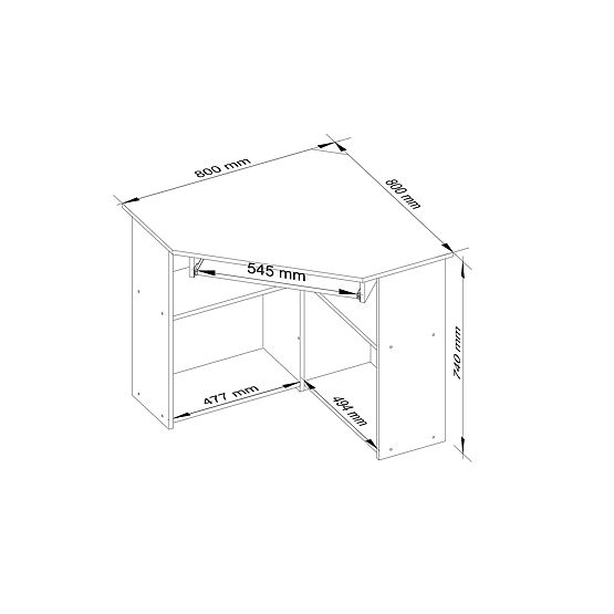 PSACÍ STŮL TED PK BÍLÝ