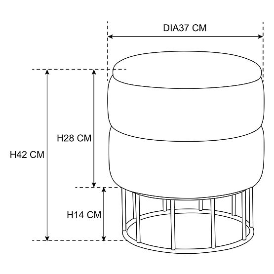 PUF ELZA PUDROVÁ RŮŽOVÁ