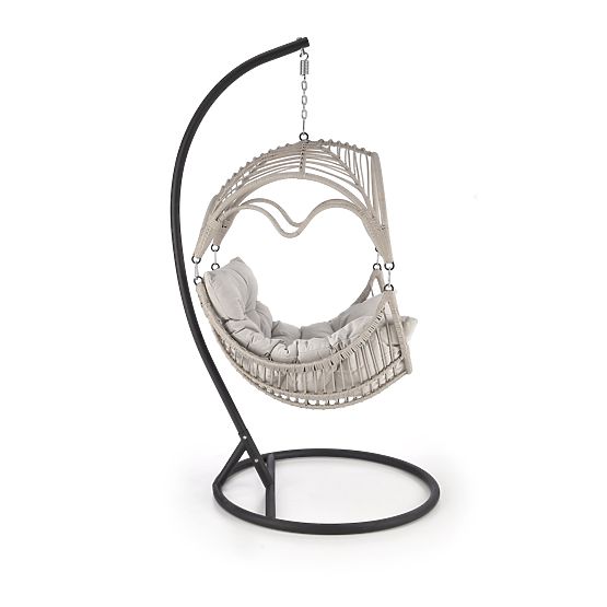 RASMUS zahradní křeslo, světle šedá (3p=1ks)