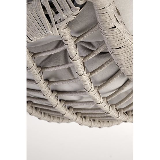 RASMUS zahradní křeslo, světle šedá (3p=1ks)