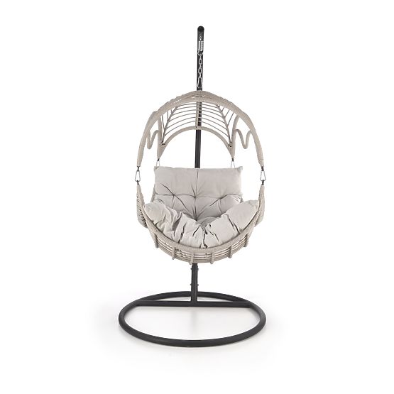 RASMUS zahradní křeslo, světle šedá (3p=1ks)