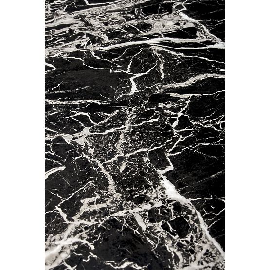 RAYMOND 2 stůl, deska - černý mramor, nohy - zlaté (2p=1ks)