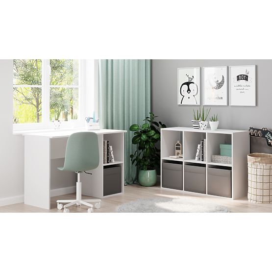 Regál Kob Lonii 2x3 bílý