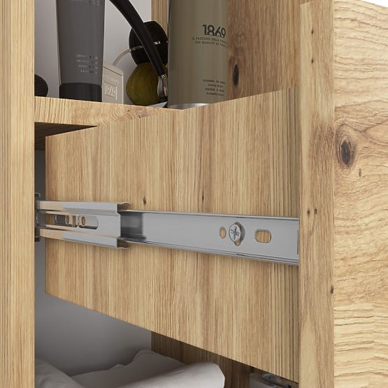 REGÁL KOUPELNA FIN SLOUPEK 30 2D 1SZ 1W 140cm PK ARTISAN