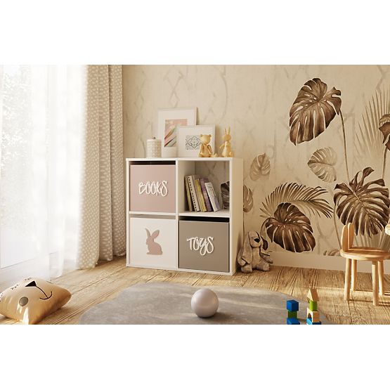 Regál Loni 2x2 bílý