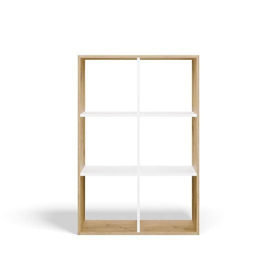 Regál Malax 2X3 DUB ARTISAN BÍLÝ