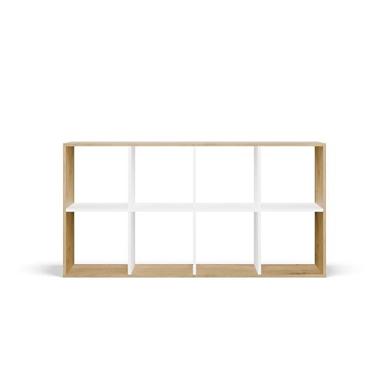 Regál Malax 2X4 DUB ARTISAN BÍLÁ