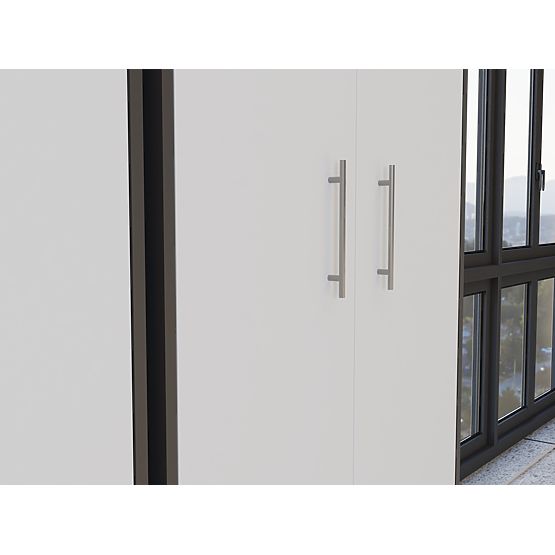 Regál Oliv 2D ANTRACIT BÍLÁ