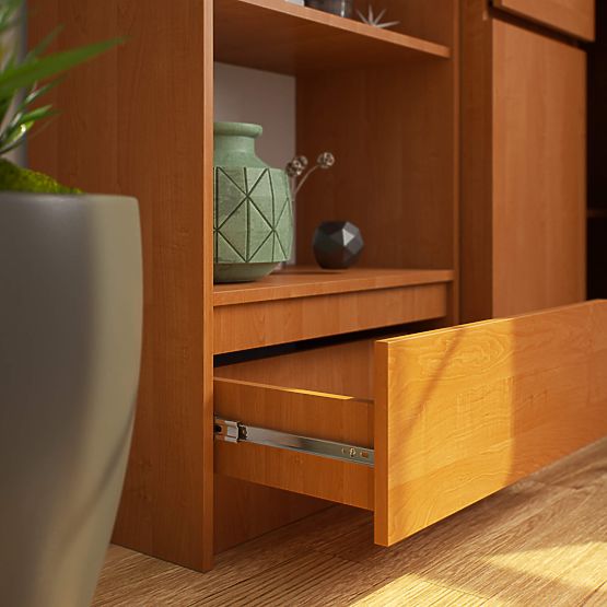 REGÁL R 60 cm CLP 1 ZÁSUVKA 4 POLICE PK OLŠE