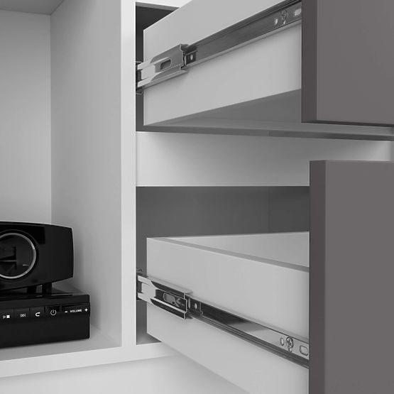 REGÁL R11 R80 1D 2SZ CLP PK BÍLÝ / ŠEDÝ