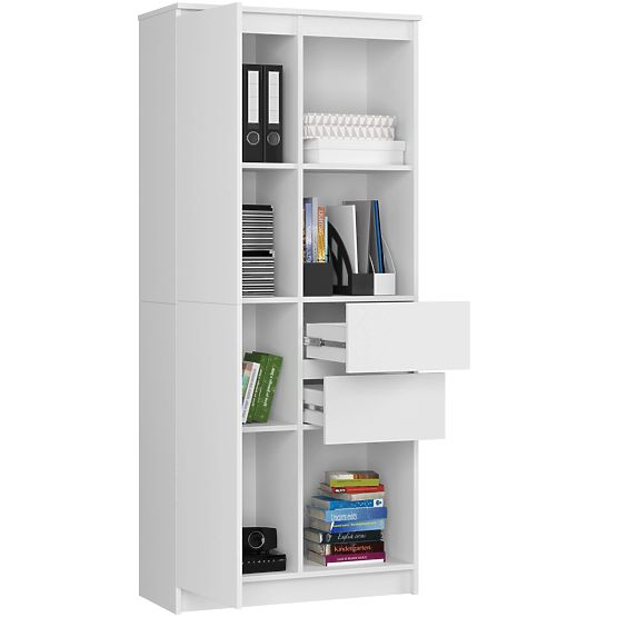 REGÁL R15 R80 1D 2SZ CLP PK BÍLÝ