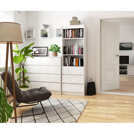 REGÁL R60 3SZ 2P CLP PK BÍLÝ