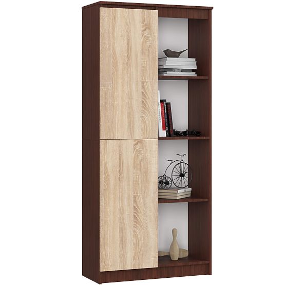 REGÁL R80 1D 4P CLP WENGE / SONOMA