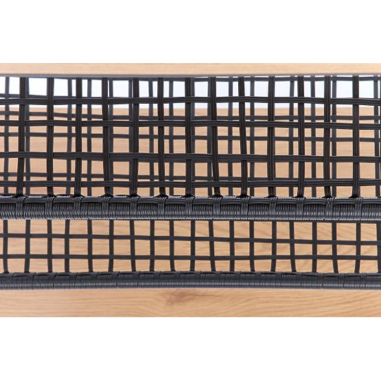 Regál REG-21 - zlatý dub/černý