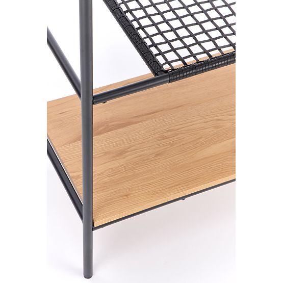 Regál REG-21 - zlatý dub/černý