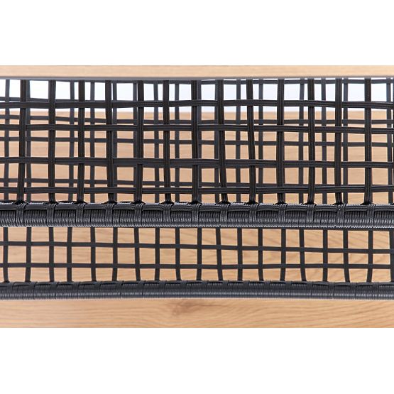 Regál REG-21 - zlatý dub/černý