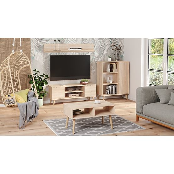 Regál skříň Fondi dub sonoma, skandinávský