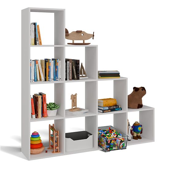 Regál Step 4X4 BÍLÝ