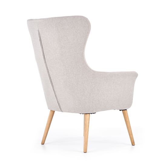 Relaxační křeslo COTTO světle šedé