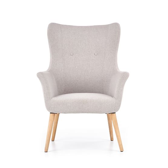 Relaxační křeslo COTTO světle šedé