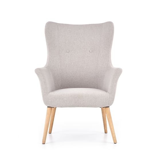 Relaxační křeslo COTTO světle šedé